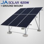 6X JA Solar 620W Panels+ ground mount structure