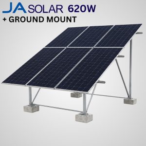 6X JA Solar 620W Panels+ ground mount structure